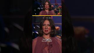 “You were ROBBED” 🤣 MayaRudolph Emmys Shorts [upl. by Adnouqal111]