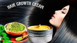 hair growth and shine cream use once a weekherbal hair maskmoringa amp henna cream [upl. by Suoivatra]