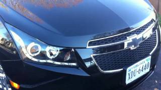 2011 Chevy Cruze Audi style projector headlamps part 2 [upl. by Gawain]