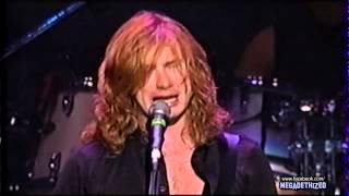 Megadeth  Live In Salt Lake City 2000 Full Concert mG [upl. by Sinylg885]