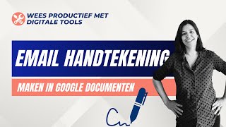 Emailhandtekening maken in Google Documenten met klikbare links [upl. by Euqinemod]