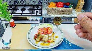 Spanish style butter fried anchovies  Delicious food with anchovies and butter  Asmr Food [upl. by Notliw]