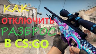 КАК ОТКЛЮЧИТЬ РАЗБРОС В CSGO [upl. by Frulla799]