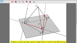 Investigation orthogonalité dans un tétraèdre [upl. by Anaz]