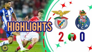 Highlights SL Benfica VS FC Porto Supertaça de Portugal [upl. by Judson62]