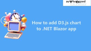 How to add D3js chart to NET Blazor app [upl. by Anires]