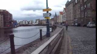 Edinburgh by Bike Leith and Ocean Terminal Edimburgo Escócia [upl. by Derrik]