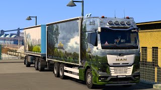 Euro Truck Simulator 2 v151  Roextended 43 Premium map Shorts [upl. by Yesac]