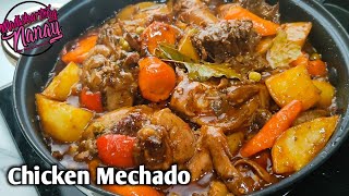 Chicken Mechado by mhelchoice Madiskarteng Nanay [upl. by Barna]