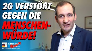 2G verstößt gegen die Menschenwürde  Norbert Kleinwächter AfD [upl. by Akcinehs722]