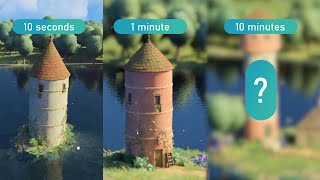 Tiny Glade  Lighthouse  Time Challenge 10s vs 1m vs 10m [upl. by Jacquelin]