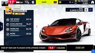 Asphalt 9  Arrinera Hussarya 33 Car  Maximum  Upgrade  Walkthrough 2024 asphalt [upl. by Mckee]