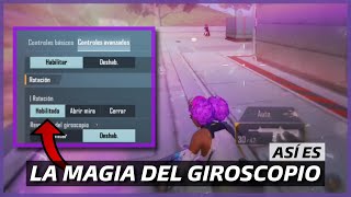 Así se usa el giroscopio en partida y su sensibilidad PUBG MOBILE [upl. by Airak501]