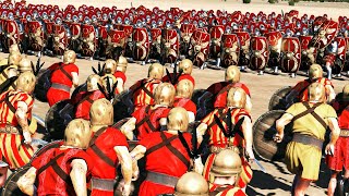 6400 Veteran Shield Warriors Vs 3000 Elite Legionary Cohort  Total War Rome 2 [upl. by Catherina]