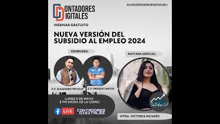 NUEVO SUBSIDIO AL EMPLEO 2024 [upl. by Llehsyar240]