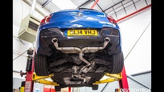 BMW M135i Custom Cat Back Exhaust [upl. by Normy]