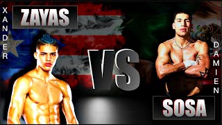 Xander Zayas VS Damien Sosa  FIGHT BREAKDOWN [upl. by Naillig]