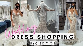 Come WEDDING DRESS shopping with me in 2020  NYC EDITION Kleinfelds Lfay and Wona [upl. by Ahseiyn841]