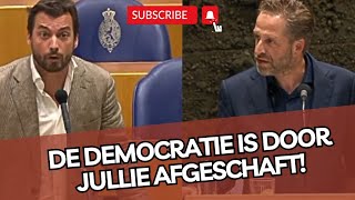 Baudet laat Hugo de Jonge ALLE HOEKEN van de kamer zien Voorzitter onderbreekt meerdere keren [upl. by Idas]