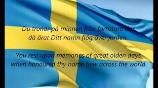 Swedish National Anthem  quotDu Gamla Du Friaquot SVEN [upl. by Iturk688]