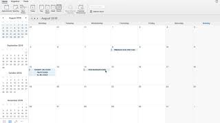 HOW TO duplicate events in Microsoft Outlook 2016 calendar for MAC [upl. by Ardnasella]