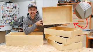 How To Build Plywood Drawers Strong Easy and FAST [upl. by Antonella]