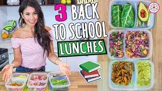 3 BACK TO SCHOOL VEGAN LUNCHES đźŤŽYovana [upl. by Aisetra]