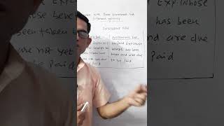 Difference between Accrued expenses and outstanding expenses Accountancy Class 11 youtubeshorts [upl. by Edahsalof]