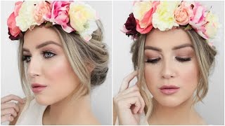 Boho Bridal Makeup  LoveShelbey [upl. by Trometer]