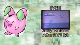 312  LIVE Shiny Whismur passes me the Aux Cord after 5072 REs Ruby [upl. by Oatis964]