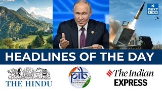 20th November Daily UPSC Current Affairs 2024  News Headlines Today dailynewsupdate [upl. by Tremann]