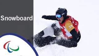 Snowboard cross  Snowboard  PyeongChang2018 Paralympic Winter Games [upl. by Essyle]