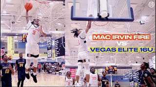 Mac Irvin Fire vs Vegas Elite 16s  Nike EYBL  Session 1  Memphis TN [upl. by Chadburn]