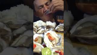 Fresh Talaba Mukbang mukbang food talaba oysterasmr shortsvideoviral [upl. by Richmond]