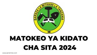 🔴MATOKEO YA KIDATO CHA SITA 2024  NECTA FORM SIX RESULTS 20242025 [upl. by Dorsy]