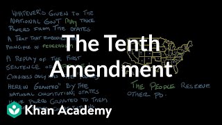 The Tenth Amendment  The National Constitution Center  US government and civics  Khan Academy [upl. by Ricoriki155]