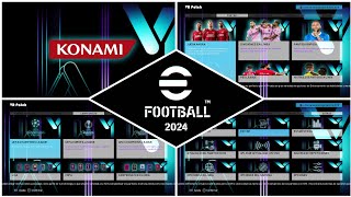 Graphic Menu eFootball 2024  Potato Patch VR Patch [upl. by Ennovyahs589]