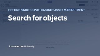 Search for objects in Insight Asset Management for Jira [upl. by Levi]