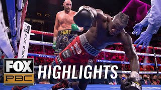 Tyson Fury vs Deontay Wilder III  FULL FIGHT HIGHLIGHT  PBC ON FOX [upl. by Larentia]