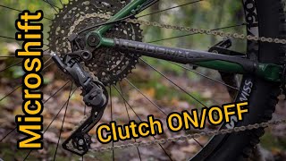 Microshift ADVENT 1X9 Clutch ON\OFF advent [upl. by Alfons]