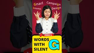 Letter with Silent quotGquot in English😱  Spoken English Words  Kanchan Vidya Connection shorts [upl. by Efeek]