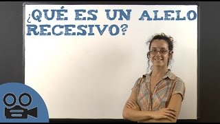 Qué es un alelo recesivo [upl. by Eillod]