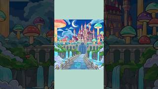 Paint by Number 26 coloring paintbynumber game castle beautiful fantasy [upl. by Boulanger328]