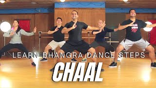 Learn Bhangra Dance Online Tutorial For Beginners  Chaal Step By Step  Lesson 4 [upl. by Adnoek]