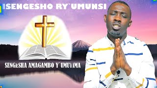 ISENGESHO RYUMUNSI🙏⁚SENGESHA URURIMI RWUMUTIMA NIYO WAVUGA WONGORERA YESU ARAKUMVA🙌🙌🙌❤️ [upl. by Kilah]