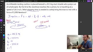 Momentum and Impulse Problems  Example 5 74D [upl. by Alburg]