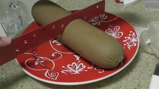 Dog Treats Food Rolls HOW to CUT them into Small Pieces FAST [upl. by Dolphin]