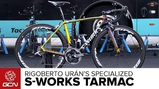 Rigoberto Uráns Specialized SWorks Tarmac [upl. by Leksehcey]