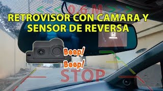 Retrovisor ADNU Con Camara y Sensor de Reversa [upl. by Janerich]