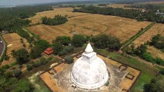 Mahiyangana dageba Stupa Sri Lanka Drone [upl. by Maillil]